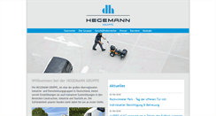 Desktop Screenshot of hegemann-gruppe.de